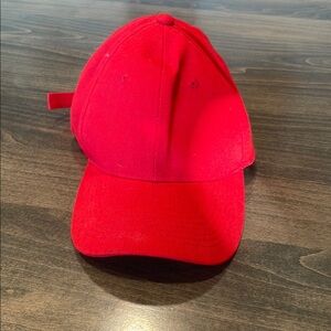 Source Unknown Red Baseball Cap